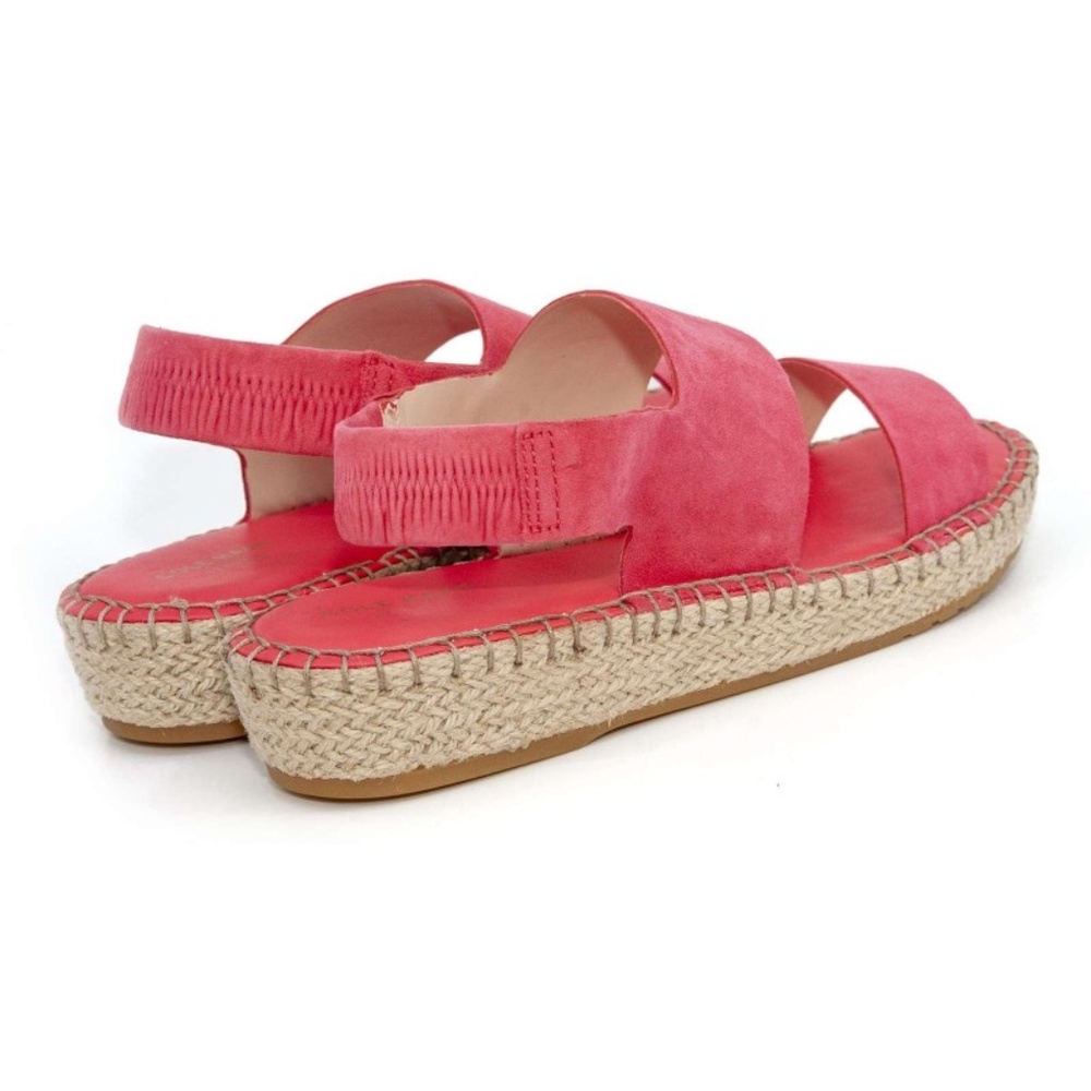 Cole Haan Cloudfeel Espadrille Red Sandals Flats - Picture 5 of 11